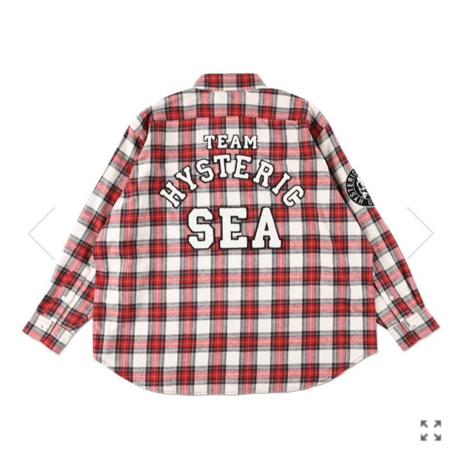 HYSTERIC GLAMOUR(ヒステリックグラマー)のHYSTERIC GLAMOUR X WDS CHECK SHIRT / RED メンズのトップス(シャツ)の商品写真