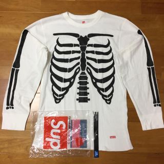 シュプリーム(Supreme)の新品 白L Supreme Hanes Bones Thermal Crew(Tシャツ/カットソー(七分/長袖))