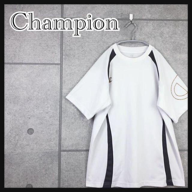 Champion(チャンピオン)の【即購入OK】champion 　チャンピオン　Tシャツ　ビッグロゴ　メッシュ メンズのトップス(Tシャツ/カットソー(半袖/袖なし))の商品写真