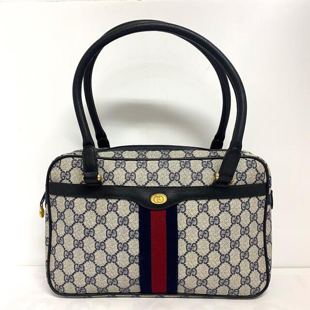 Gucci(グッチ)の【美品】GUCCI オールドグッチ ／シェリーライン ボストンバッグ レディースのバッグ(ボストンバッグ)の商品写真