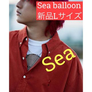 シー(SEA)のウィンダンシー　バルーン　シャツ　赤　Lサイズ　新品　未使用(シャツ)