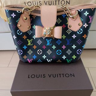 ルイヴィトン(LOUIS VUITTON)のルイヴィトン アニーMM トートバッグ  ハンドバック マルチカラー 美品(ハンドバッグ)