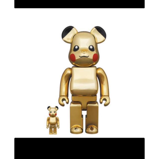 BE@RBRICK ピカチュウ GOLD CHROME 100%400% - その他