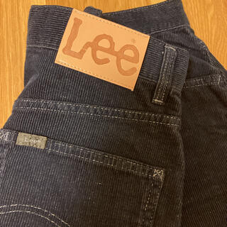 リー(Lee)のLee コーデュロイスカート ネイビー(ひざ丈スカート)