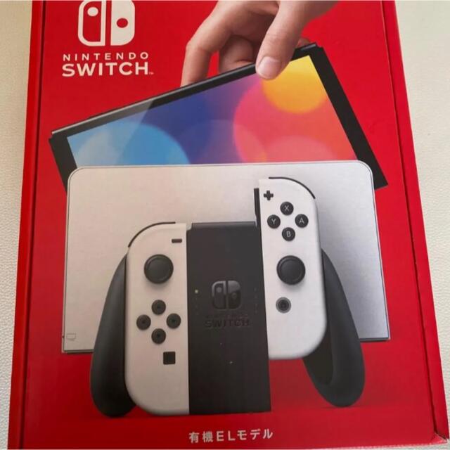 任天堂 Nintendo Switch （有機ELモデル）  エンタメ/ホビーのゲームソフト/ゲーム機本体(家庭用ゲーム機本体)の商品写真