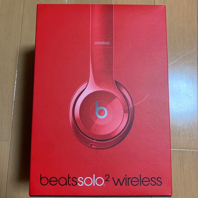 Beats by Dr Dre(ビーツバイドクタードレ)のBeats by Dr Dre SOLO2 WIRELESS RED スマホ/家電/カメラのオーディオ機器(ヘッドフォン/イヤフォン)の商品写真