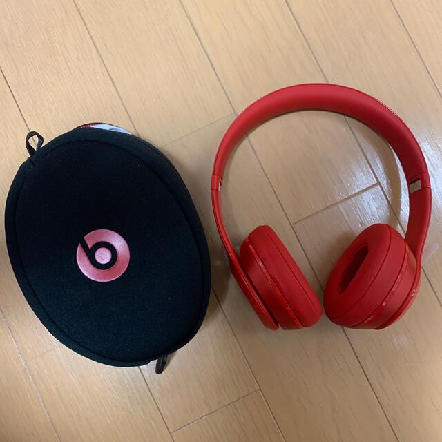 Beats by Dr Dre(ビーツバイドクタードレ)のBeats by Dr Dre SOLO2 WIRELESS RED スマホ/家電/カメラのオーディオ機器(ヘッドフォン/イヤフォン)の商品写真