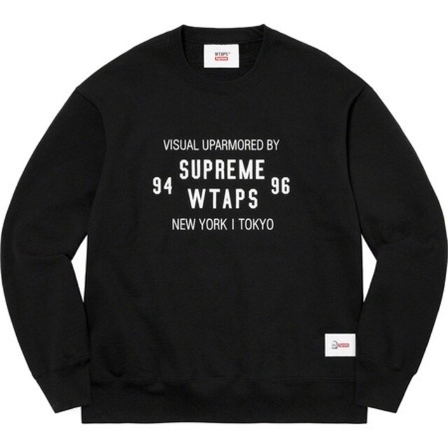 BlackSIZESupreme®/WTAPS® Crewneck Lsize