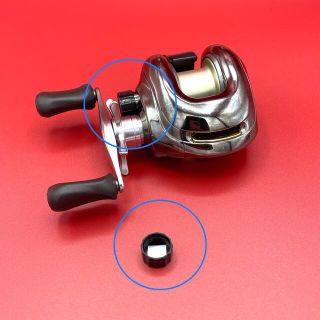 SHIMANO 初代　アンタレス　メカニカルブレーキノブ　2個　ブラック(リール)