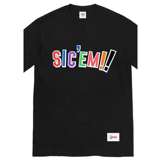 Supreme(シュプリーム)のSupreme WTAPS  Tシャツ  ブラック　Lサイズ メンズのトップス(Tシャツ/カットソー(半袖/袖なし))の商品写真