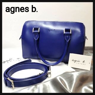 アニエスベー(agnes b.)の【美品】アニエスベー ミニボストン 2way バンドバッグ ショルダーバッグ(ショルダーバッグ)