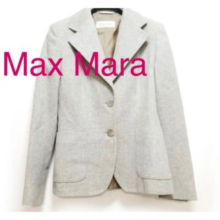 マックスマーラ(Max Mara)のMax Mara  マックスマーラ　ウール&アンゴラジャケット♪(テーラードジャケット)