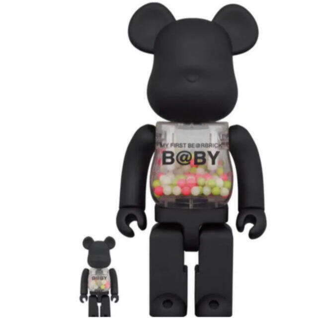 フィギュアMY FIRST BE@RBRICK B@BY MATT BLACK 400%