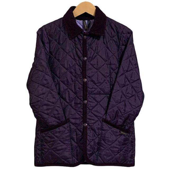 LAVENHAM - LAVENHAM キルティングジャケット UK38 濃紫 ラベンハム