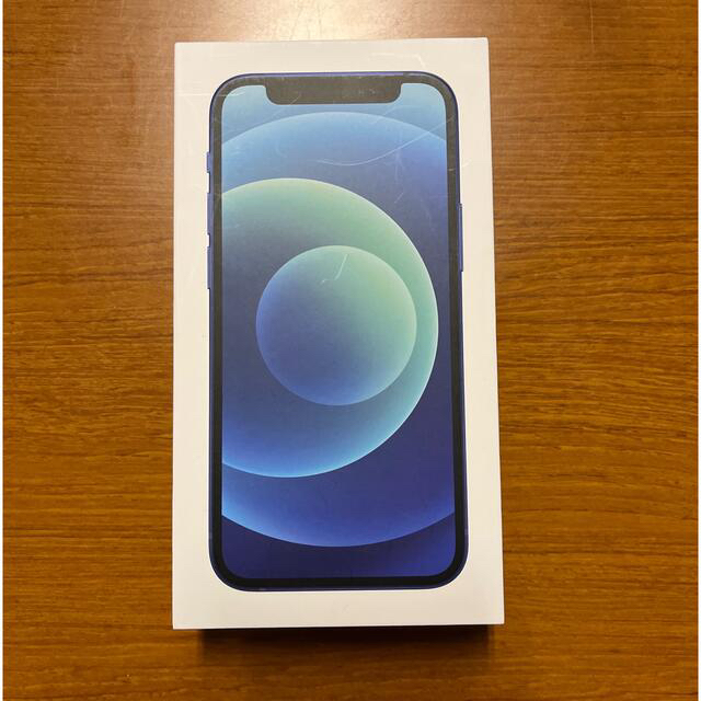 アップル iPhone12 64GB ブルー au Wake ari Shouhin - スマートフォン 