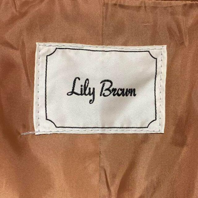 Lily Brown(リリーブラウン)のLily Brown ロングコート F ブラウン フリーサイズ リリーブラウン レディースのジャケット/アウター(ロングコート)の商品写真