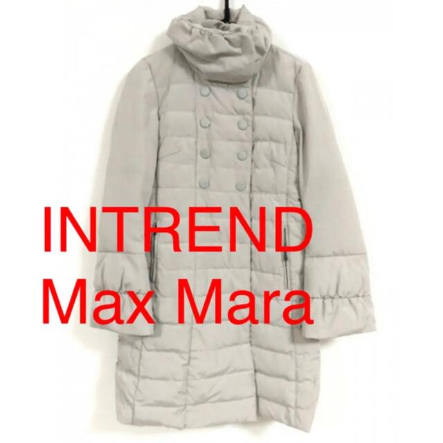 未使用★Max Mara★ホワイトロングコートJI40★クチートアマーノ