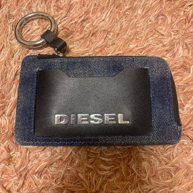 新品、未使用☆DIESEL★デニム♪小銭入れ兼キーケース