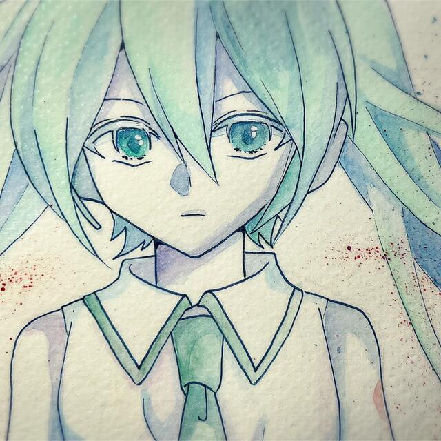 手描きイラスト 初音ミク ボカロ ラミカの通販 By しぶき S Shop ラクマ