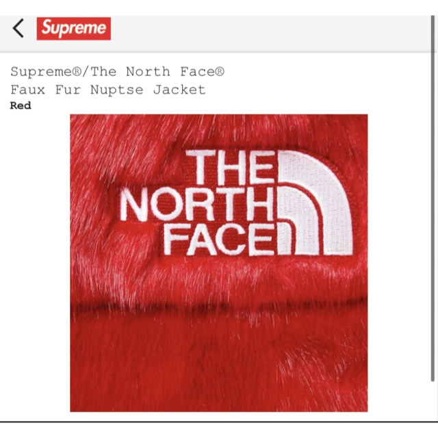 M Supreme The North Face Faux Fur Nuptse 4