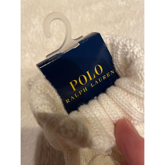 POLO RALPH LAUREN(ポロラルフローレン)の新品タグ付☆ポロ　ラルフローレン　手袋　　白　　ホワイト レディースのファッション小物(手袋)の商品写真