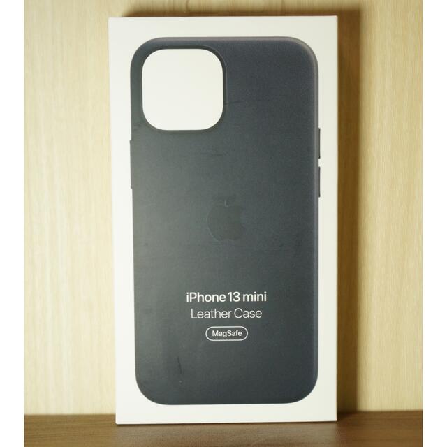 APPLE MagSafe iPhone13 mini レザーケース/ミッドナイ