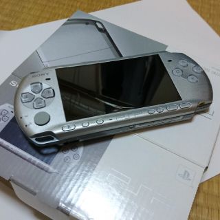 プレイステーションポータブル(PlayStation Portable)のPSP-3000 ミスティックシルバー SONY(携帯用ゲーム機本体)