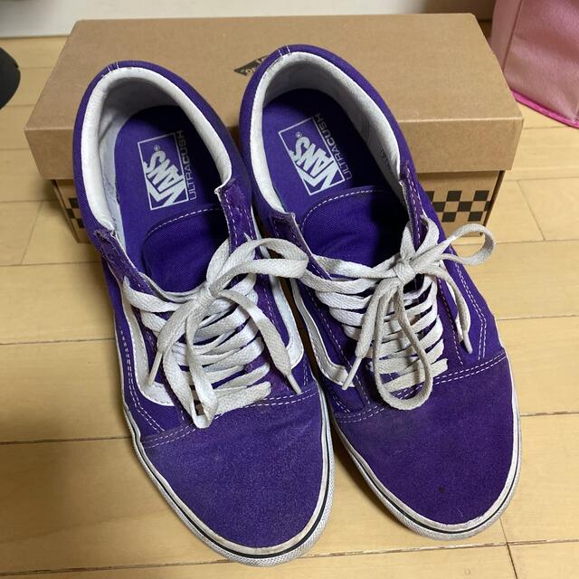 VANS(ヴァンズ)のバンズ　紫 メンズの靴/シューズ(スニーカー)の商品写真