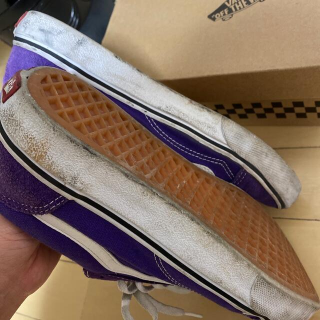 VANS(ヴァンズ)のバンズ　紫 メンズの靴/シューズ(スニーカー)の商品写真