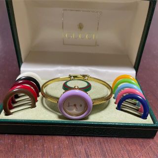 Gucci - オールド グッチ チェンジベゼル12色 腕時計 美品 あいみょん