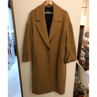 ザラ チェスターコート(レディース)(ベージュ系)の通販 77点 | ZARA