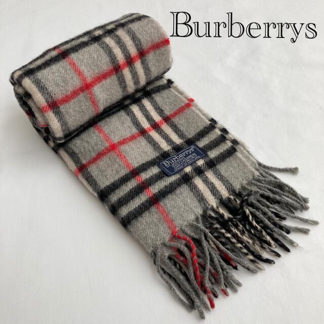 BURBERRY(バーバリー)のBurberrys/バーバリーズ カシミア100% イングランド製 マフラー レディースのファッション小物(マフラー/ショール)の商品写真