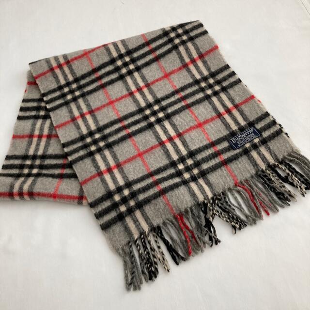 BURBERRY(バーバリー)のBurberrys/バーバリーズ カシミア100% イングランド製 マフラー レディースのファッション小物(マフラー/ショール)の商品写真