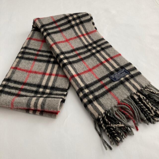 BURBERRY(バーバリー)のBurberrys/バーバリーズ カシミア100% イングランド製 マフラー レディースのファッション小物(マフラー/ショール)の商品写真