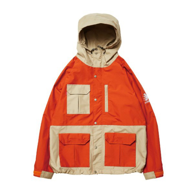 (値下可)evisen mountain parka orange | フリマアプリ ラクマ