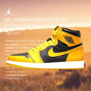 ナイキ(NIKE)の213様専用【26.0㎝】AIR JORDAN 1 HIGH POLLEN(スニーカー)