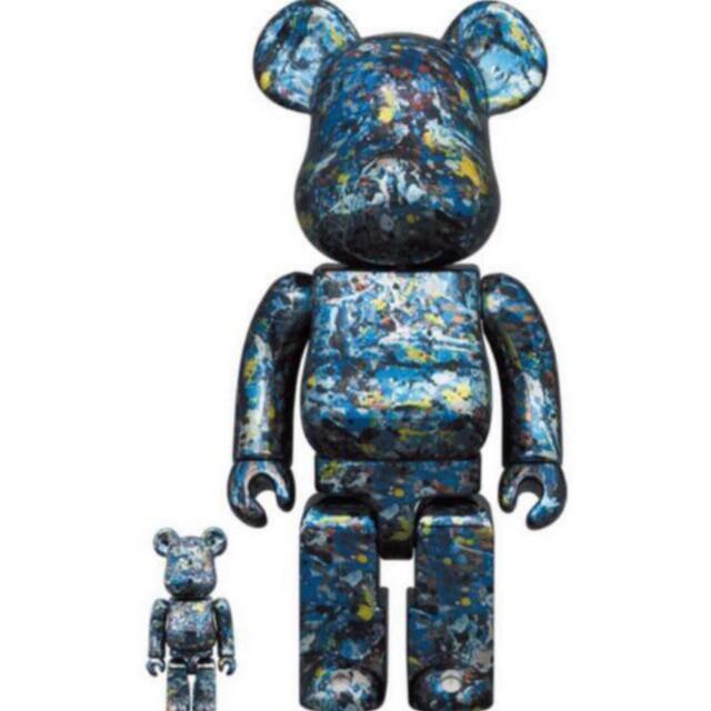 MEDICOM TOY(メディコムトイ)のBE@RBRICK Jackson Pollock100% & 400% エンタメ/ホビーのフィギュア(その他)の商品写真