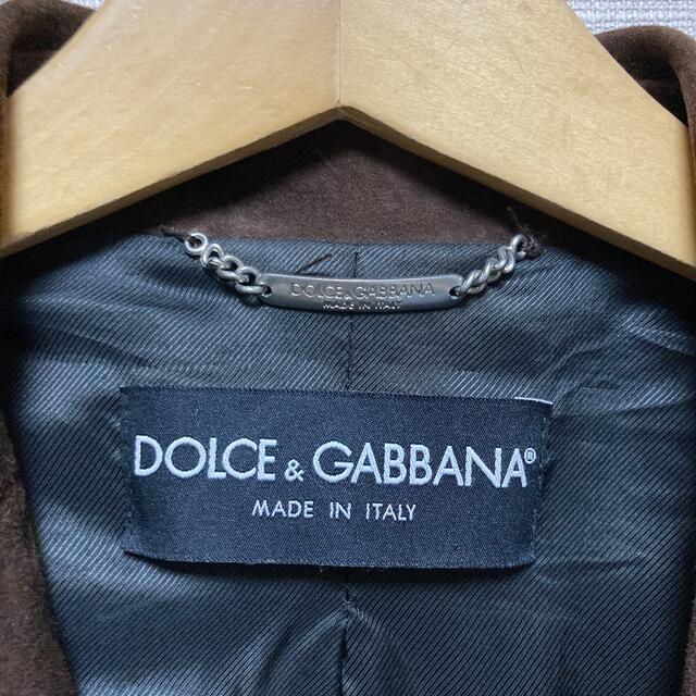 大人気の DOLCEGABBANA ドルガバ ブラウン ベロア テーラードジャケット - テーラードジャケット