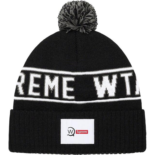 Supreme(シュプリーム)の21AW Supreme WTAPS Beanie ビーニーキャップ Black メンズの帽子(ニット帽/ビーニー)の商品写真