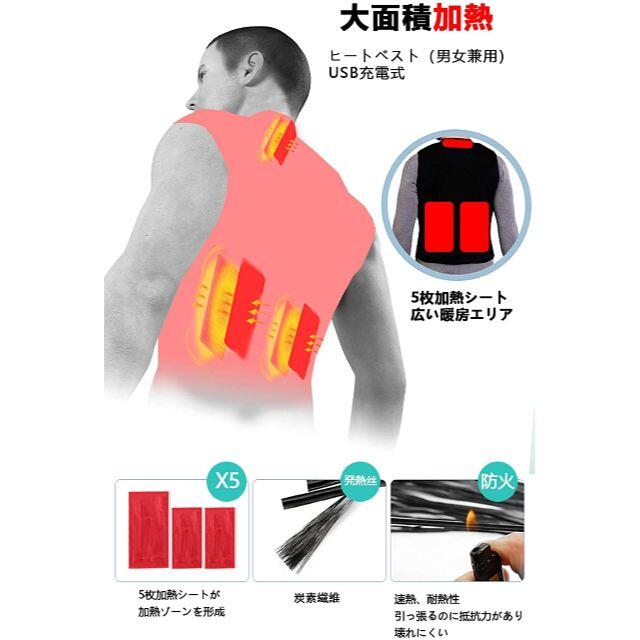 着るこたつ❣️USB充電式❣️3段階温度調整❣️Mサイズ❣️ レディースのジャケット/アウター(ダウンベスト)の商品写真
