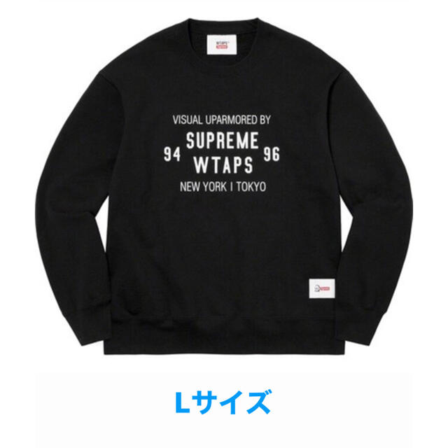 L即日発送可能Supreme WTAPS Crewneck Black Sweatshirt