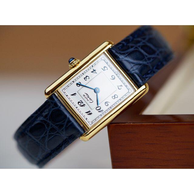 美品 カルティエ マスト タンク アラビア LM Cartier