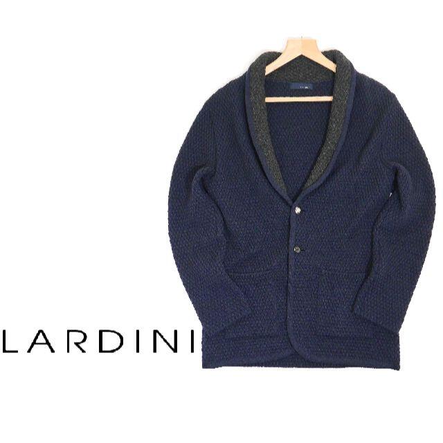 ブラック系,S『1年保証』 美品イタリア製【ラルディーニLARDINI】の 未使用 美品イタリア製【ラルディーニLARDINI】のニットジャケット テーラードジャケット