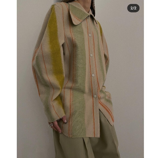 IRENE????新品 Mohair Stripe Shirt Jacketアイレネ | www.issmc.com.au