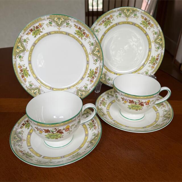 WEDGWOOD(ウェッジウッド)の【レア美品】ウェッジウッド★TAMARISK★トリオ　1セット インテリア/住まい/日用品のキッチン/食器(食器)の商品写真