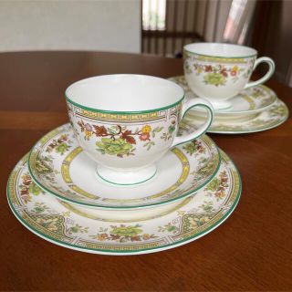 ウェッジウッド(WEDGWOOD)の【レア美品】ウェッジウッド★TAMARISK★トリオ　1セット(食器)