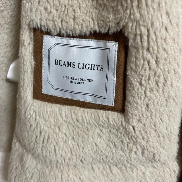 BEAMS(ビームス)の【美品】BEAMS LIGHTS フェイクムートンダッフルコート レディースのジャケット/アウター(ダッフルコート)の商品写真