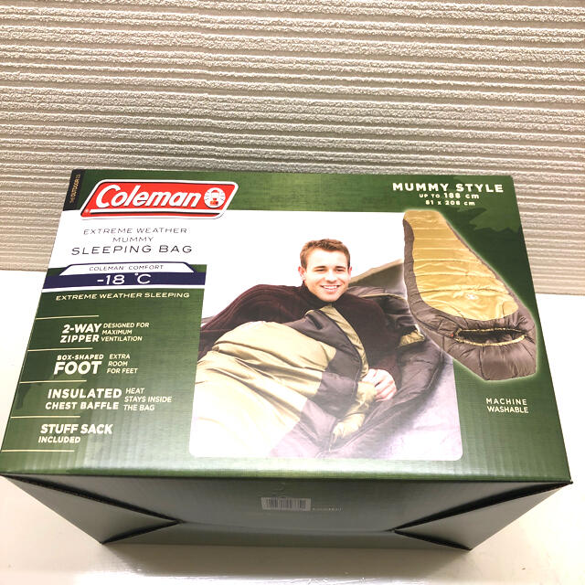 Coleman(コールマン)のColeman 寝袋　マミー型シュラフ スポーツ/アウトドアのアウトドア(寝袋/寝具)の商品写真