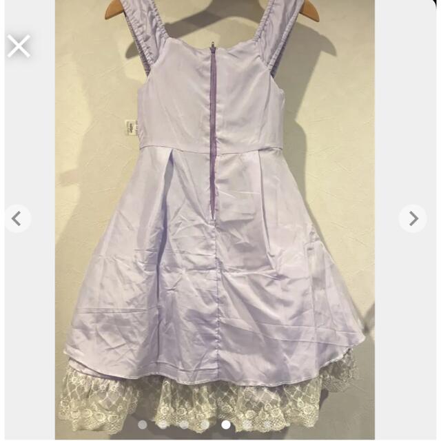 dress de Rappuree ビーズ刺繍 レースバルーンドレス