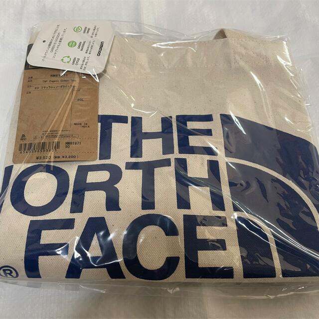 THE NORTH FACE(ザノースフェイス)の【新品未使用】THE NORTH FACE オーガニックコットントート ブルー レディースのバッグ(トートバッグ)の商品写真